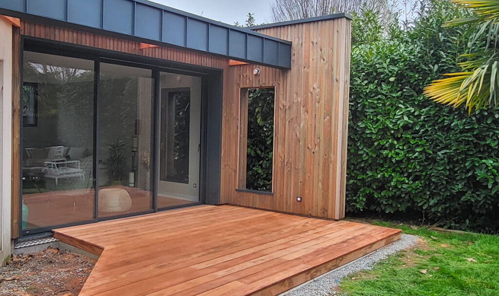 Conception de terrasses en bois massif