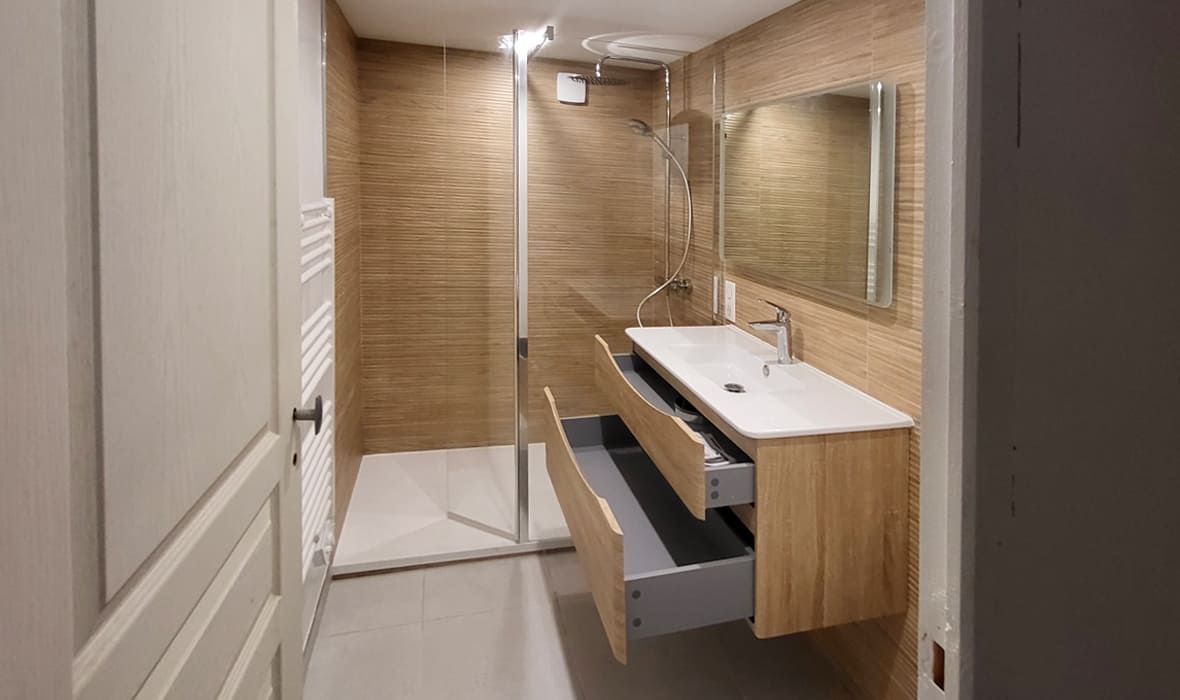 Aménagement de salle de bains à Vigneux de Bretagne